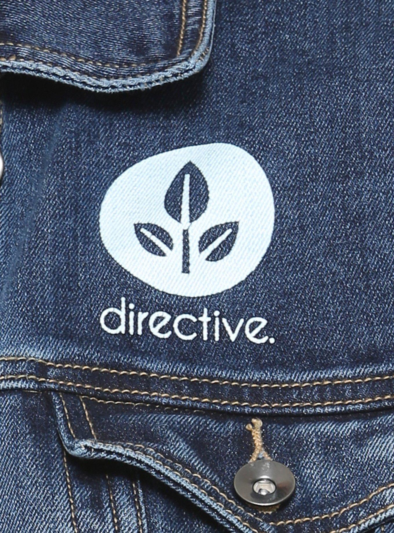 Disney Pixar WALL-E Womens Recycled Denim Jacket - BoxLunch Exclusive, , alternate