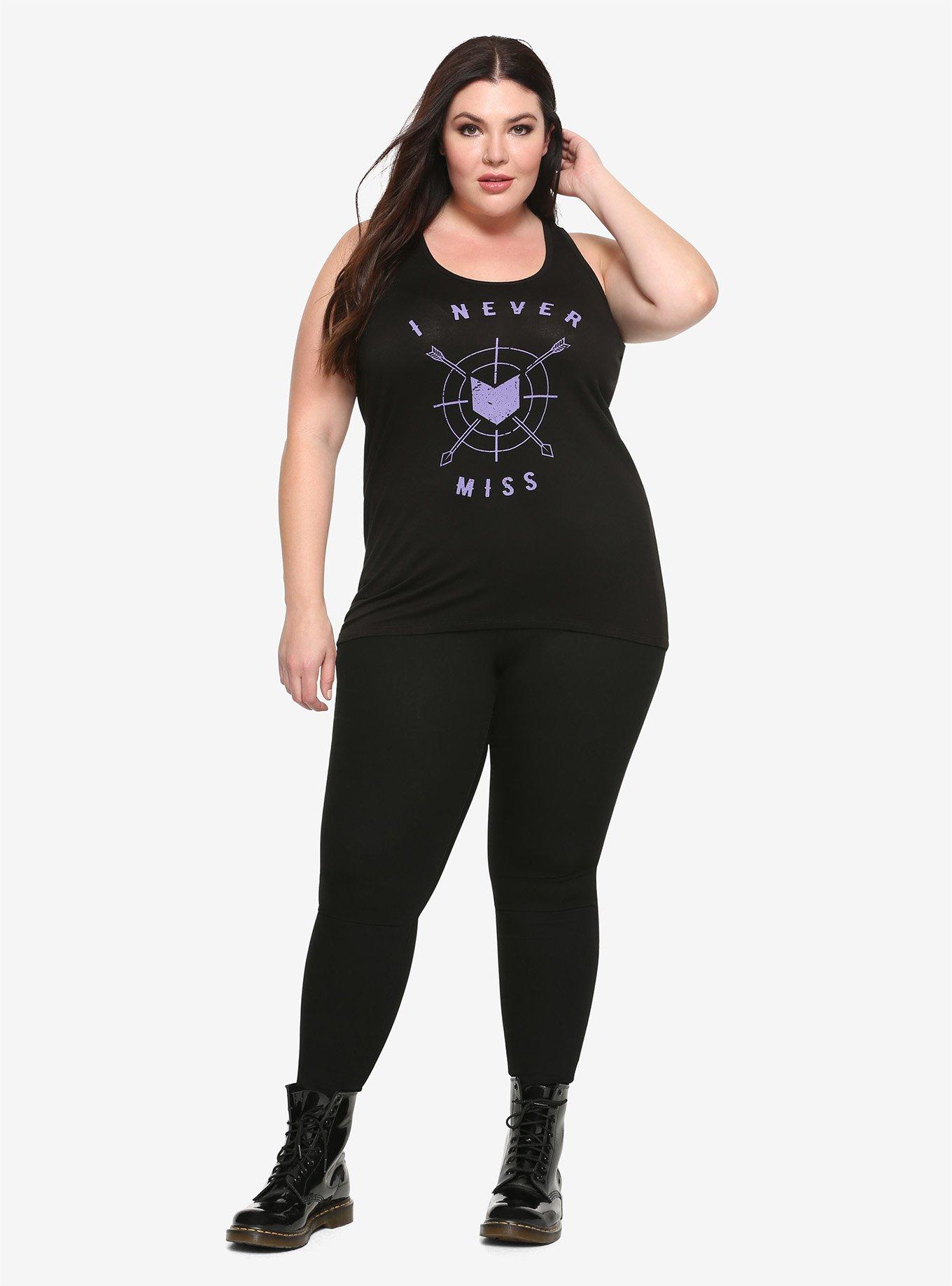 Her Universe Marvel Avengers Hawkeye Arrow Girls Tank Top Plus Size, , alternate