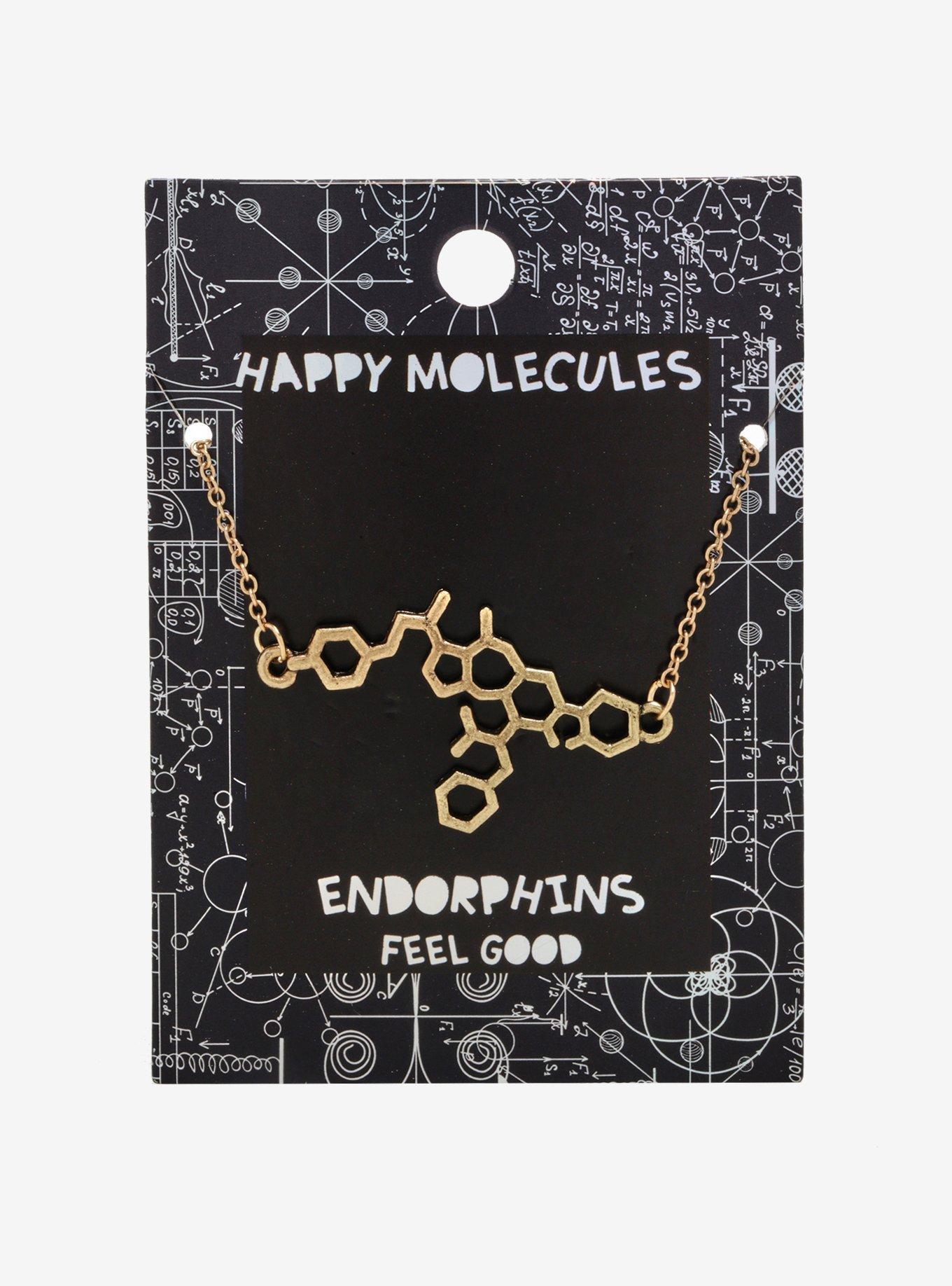 Endorphins Molecule Necklace, , alternate