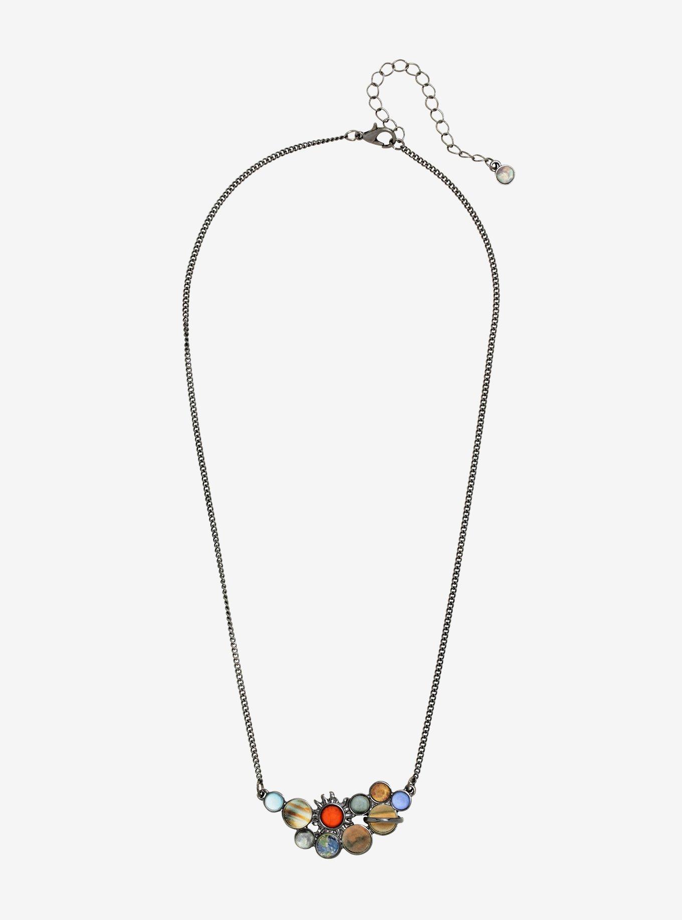 Planet Cluster Necklace, , alternate
