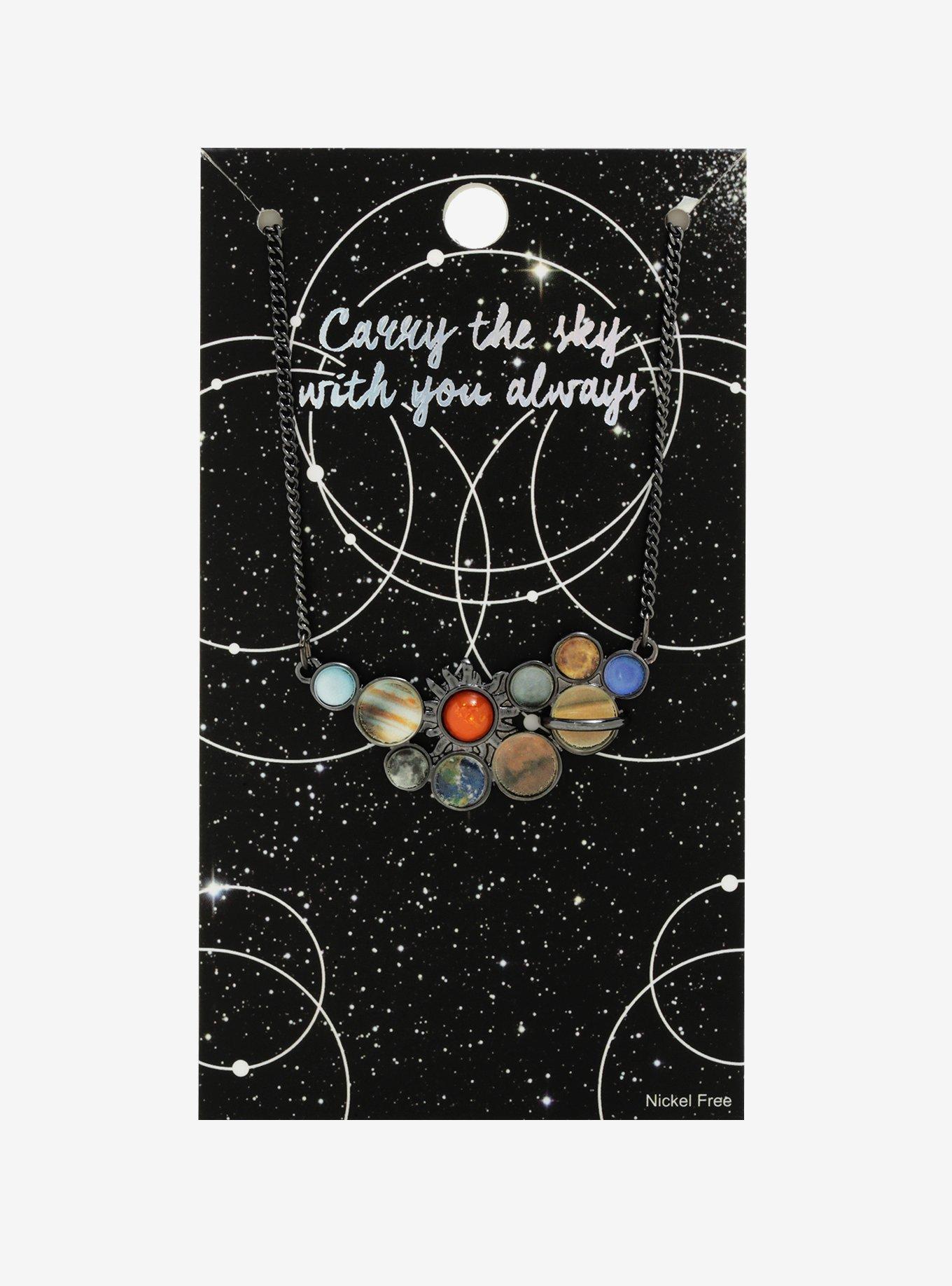 Planet Cluster Necklace, , alternate