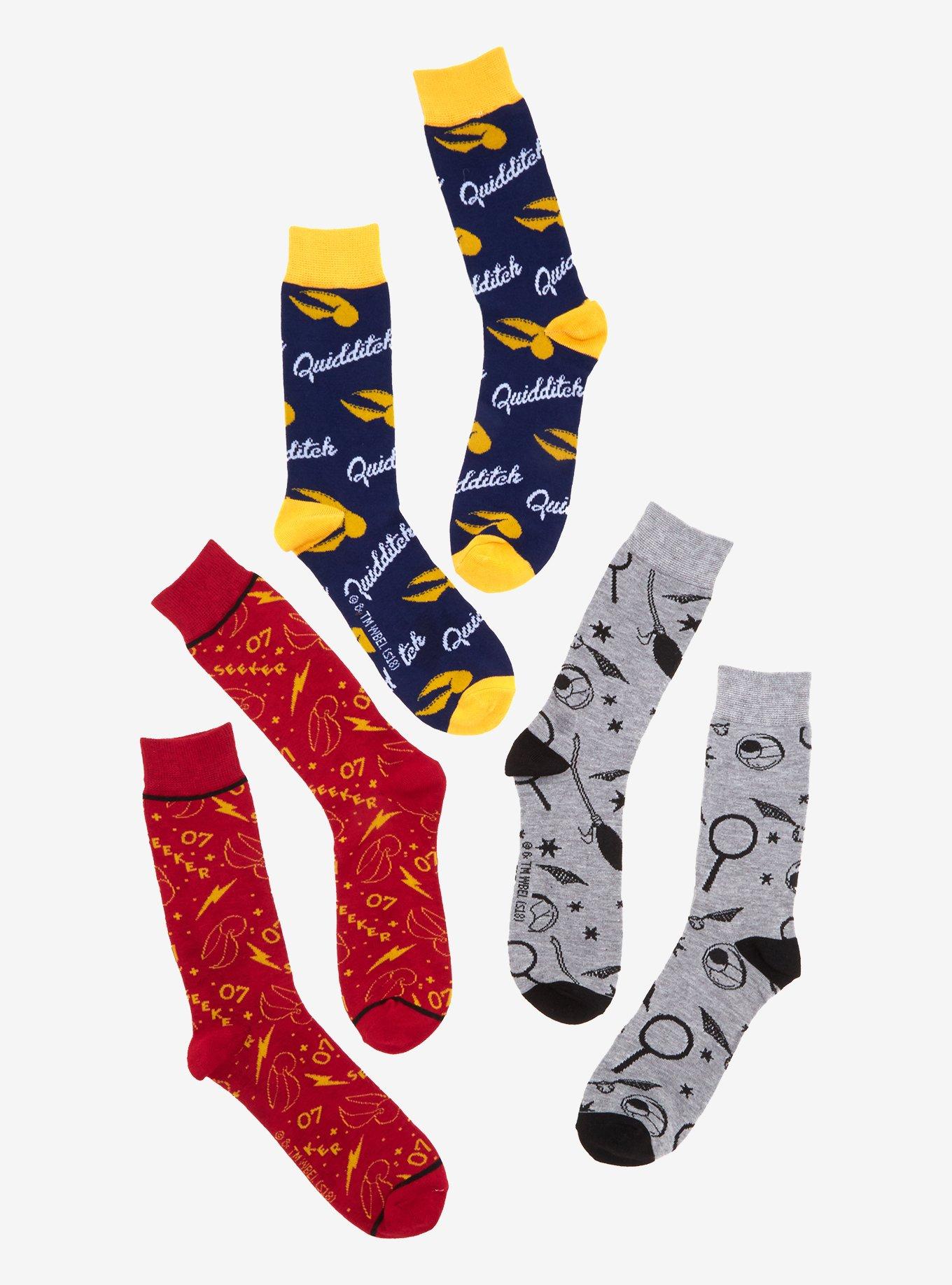 Harry Potter Quidditch Socks Boxed Set, , alternate