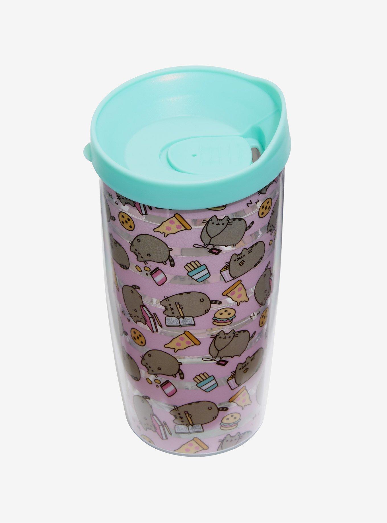 Pusheen Icon Stripes Acrylic Travel Mug, , alternate