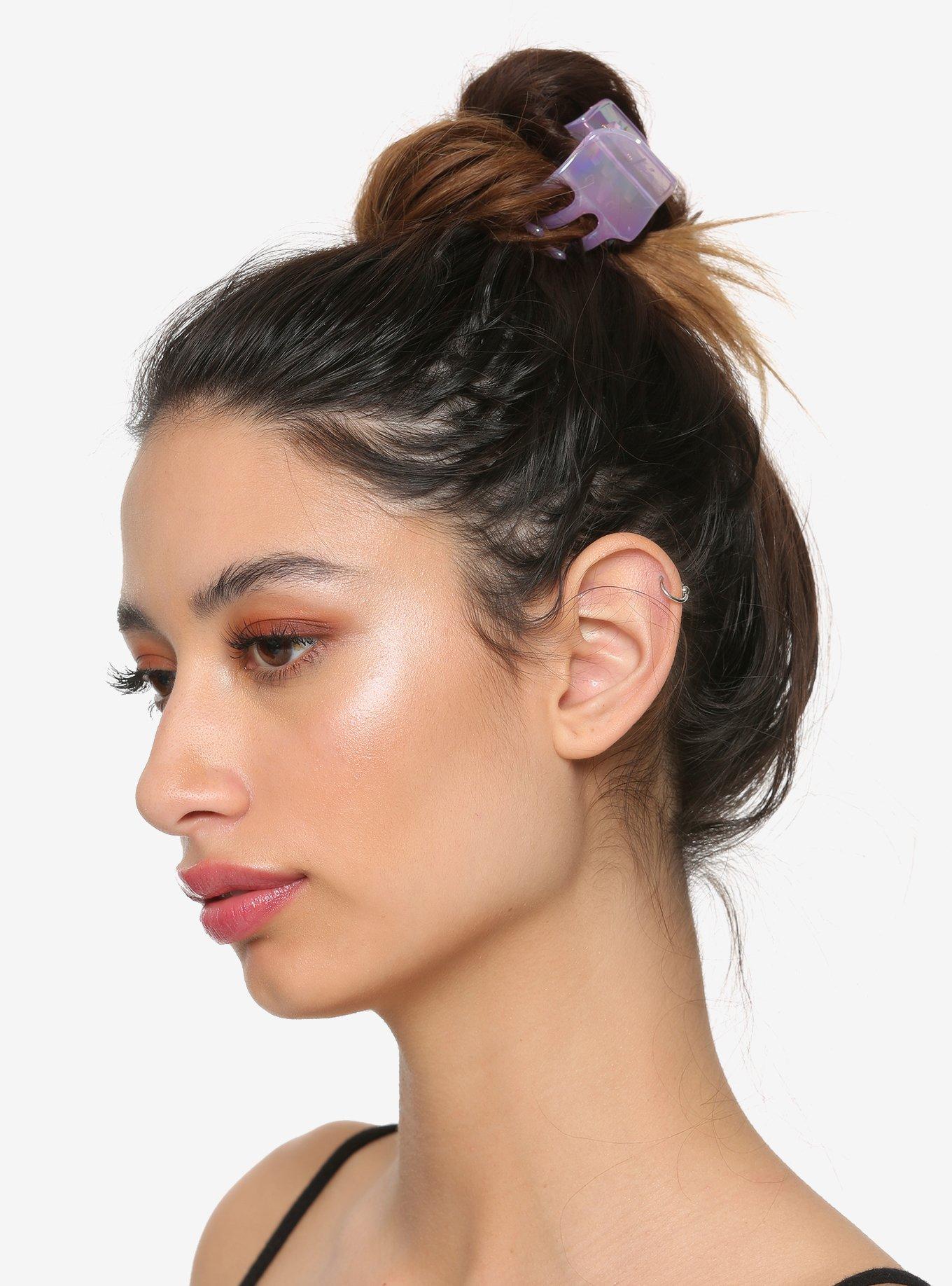 Purple Claw Clip Set, , alternate