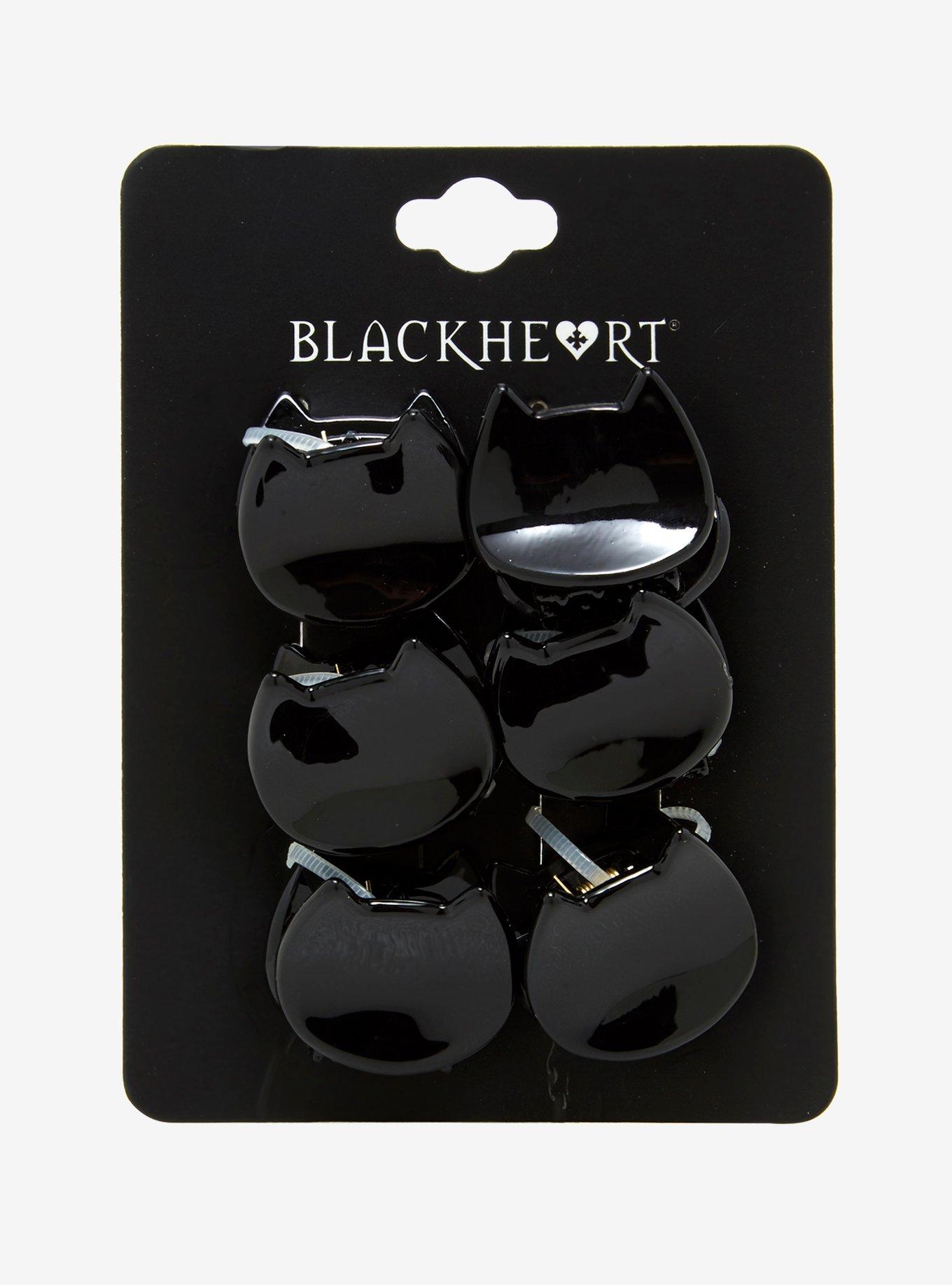 Blackheart Cat Hair Clip Set, , alternate