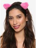Plush Cat Ear Headband Set, , alternate