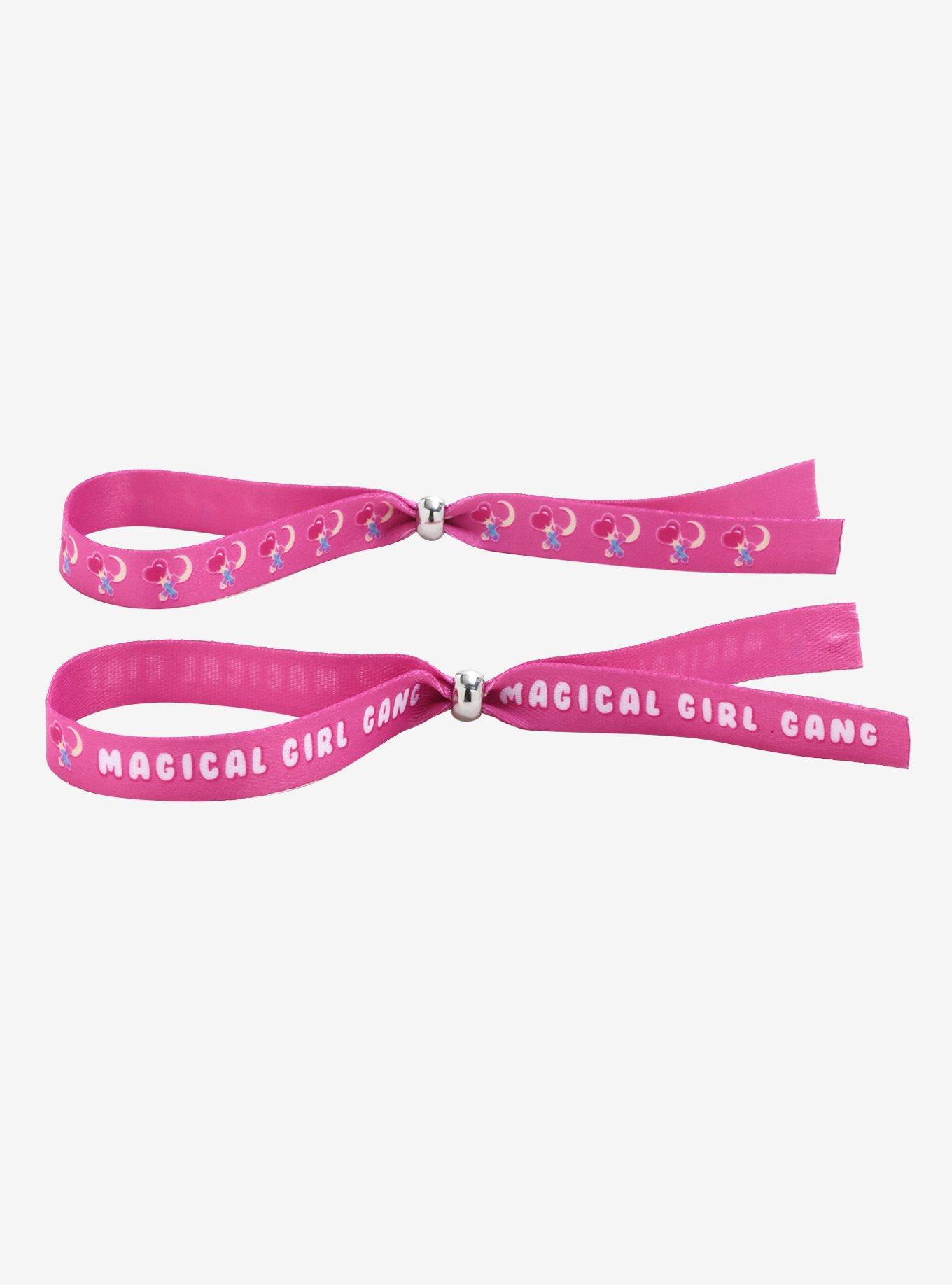 Magical Girl Gang Fabric Bracelet Set, , alternate