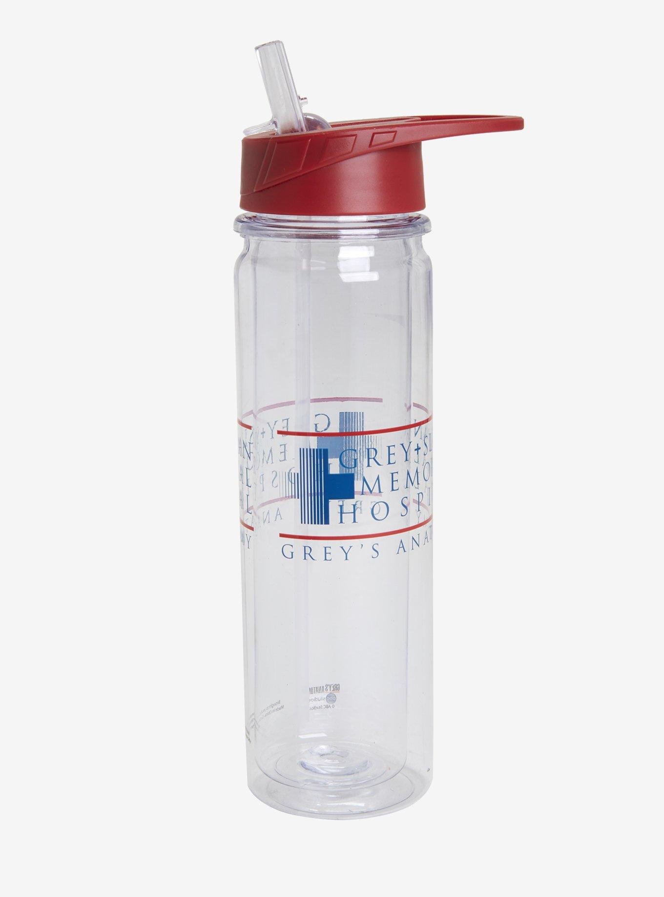 Grey's Anatomy Grey Sloan Memorial Water Bottle - BoxLunch Exclusive, , alternate