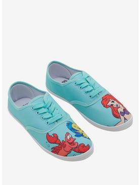 Plus Size Disney The Little Mermaid Ariel Lace-Up Sneakers, , hi-res