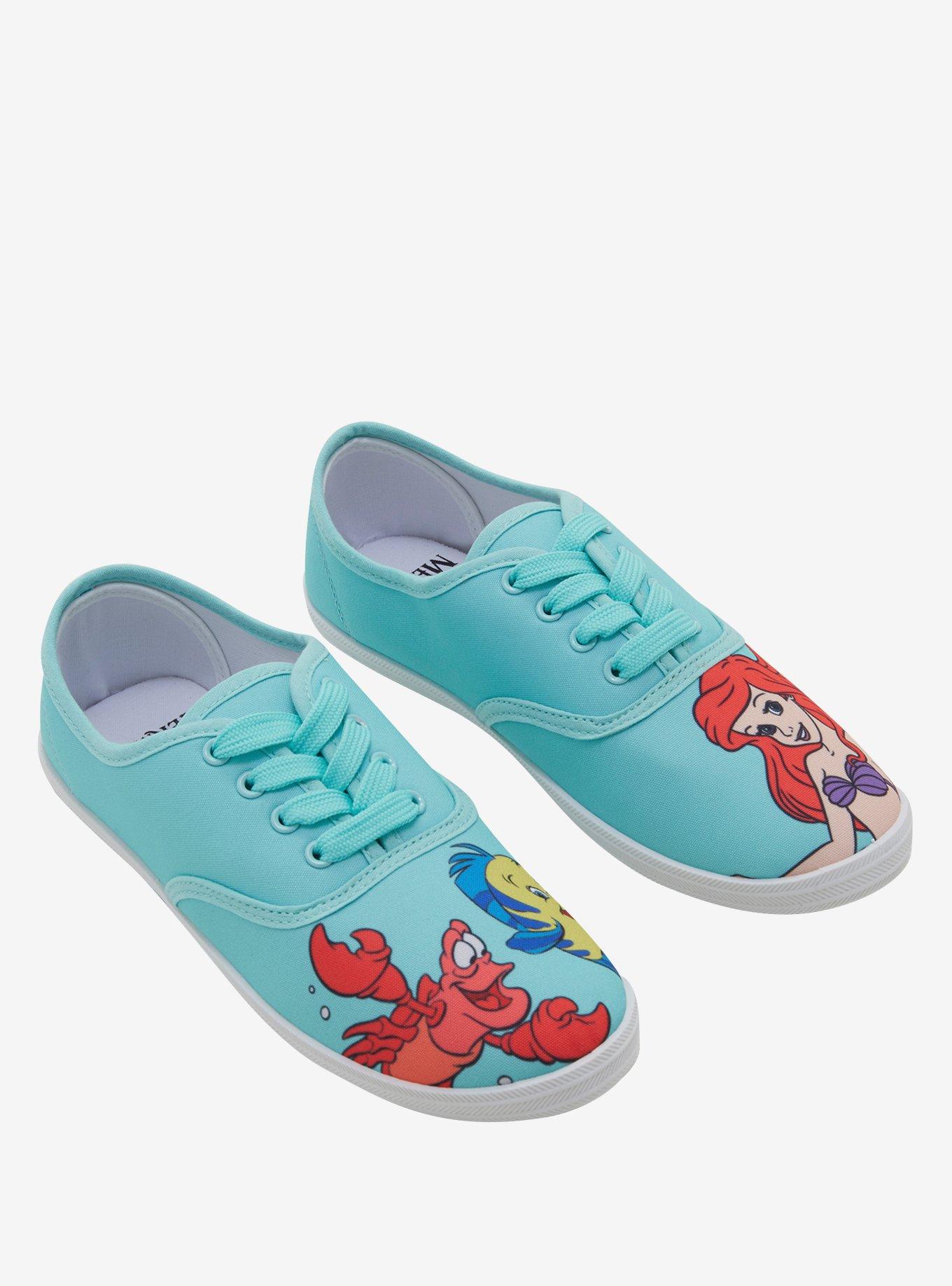 Disney The Little Mermaid Ariel Lace-Up Sneakers, MINT, alternate