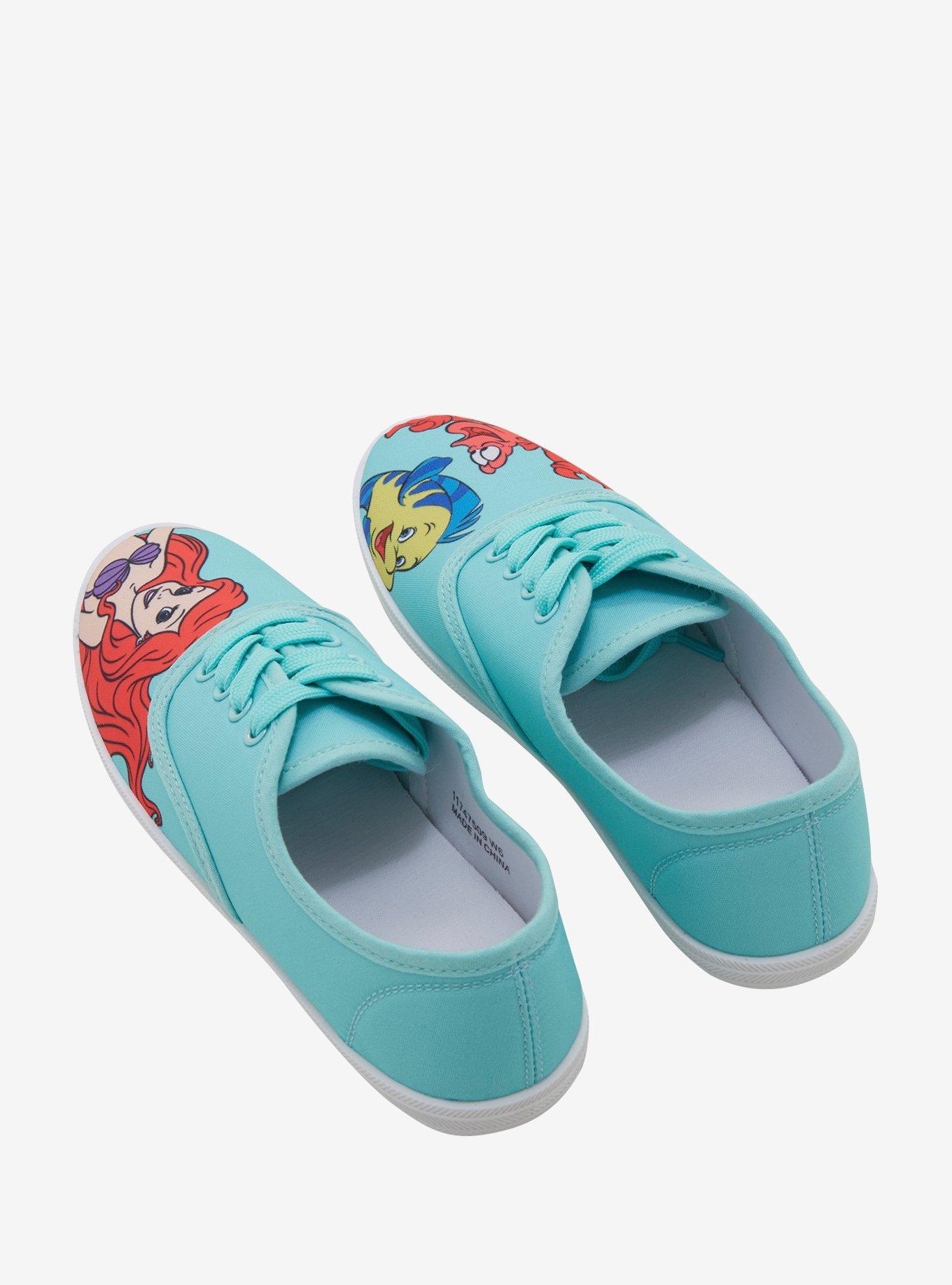 Disney The Little Mermaid Ariel Lace-Up Sneakers, MINT, alternate