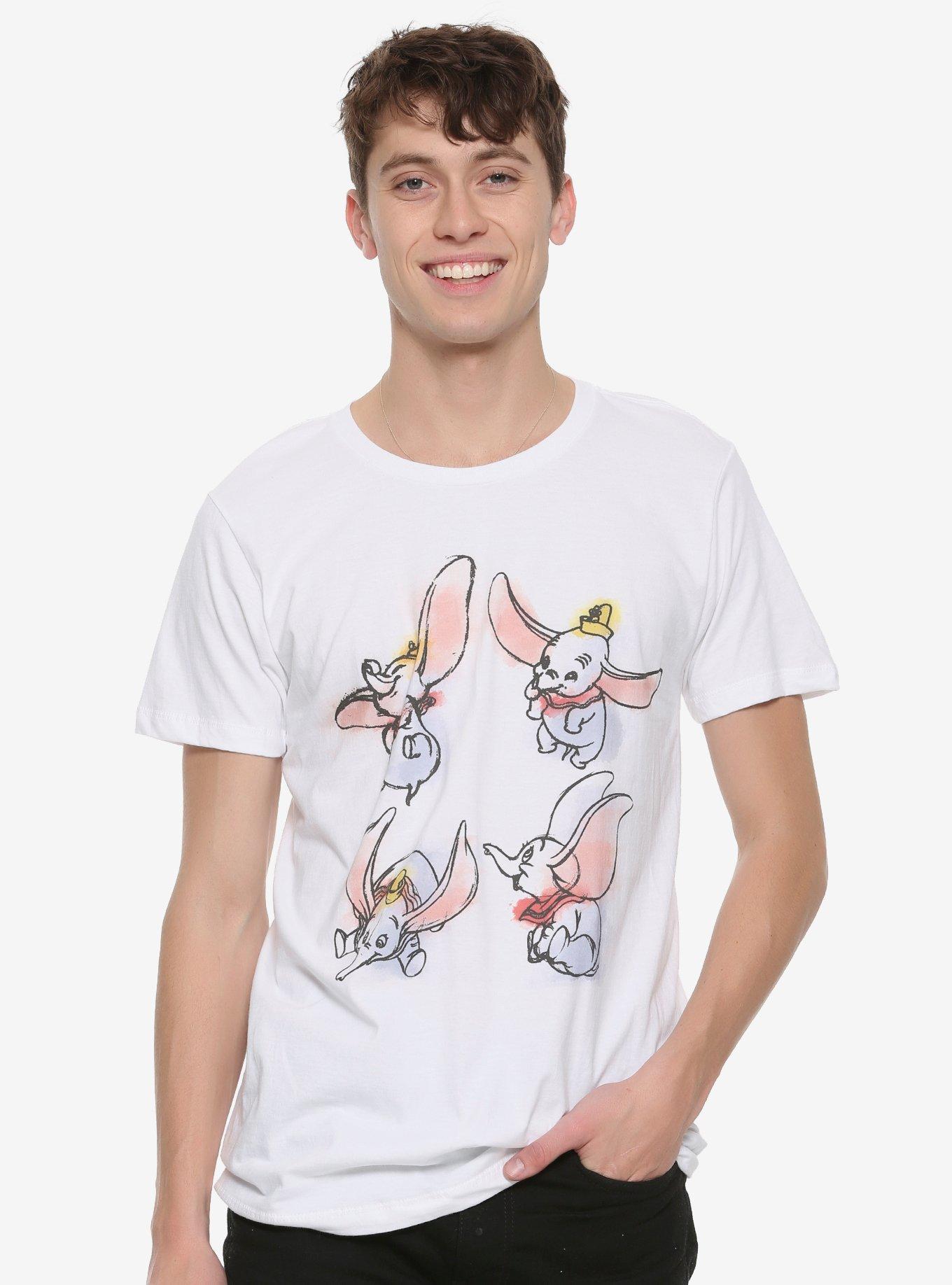 Disney Dumbo Four Sketched Dumbo T-Shirt, MULTI, alternate - view 2