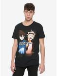 Black Clover Asta & Yuno Split Portrait T-Shirt, , alternate