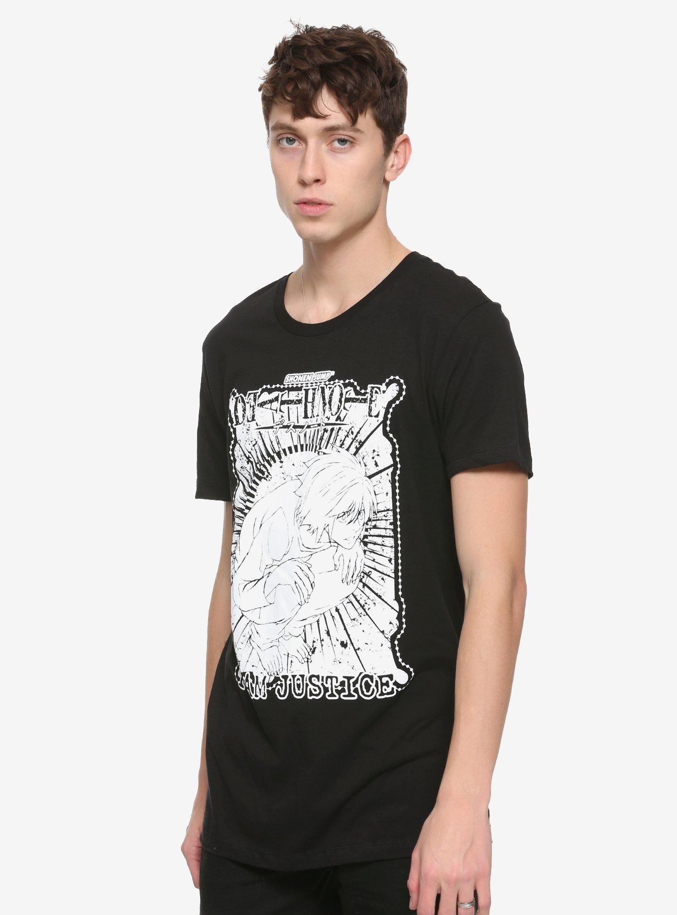 Death Note L I Am Justice T-Shirt, , alternate
