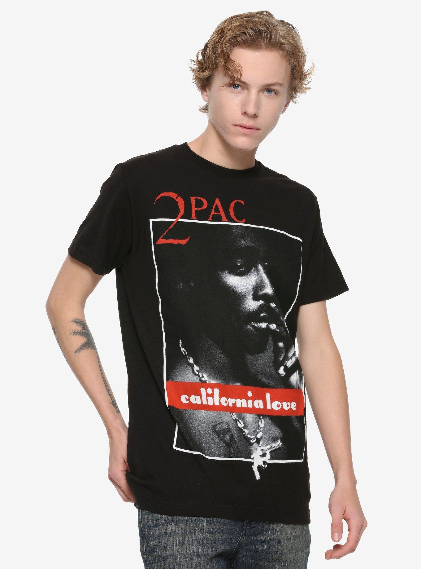 Tupac California Love T-Shirt, BLACK, alternate