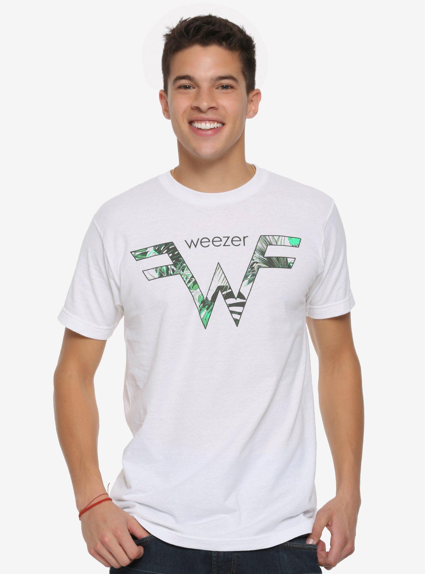 Weezer Jungle W Logo T-Shirt, WHITE, alternate