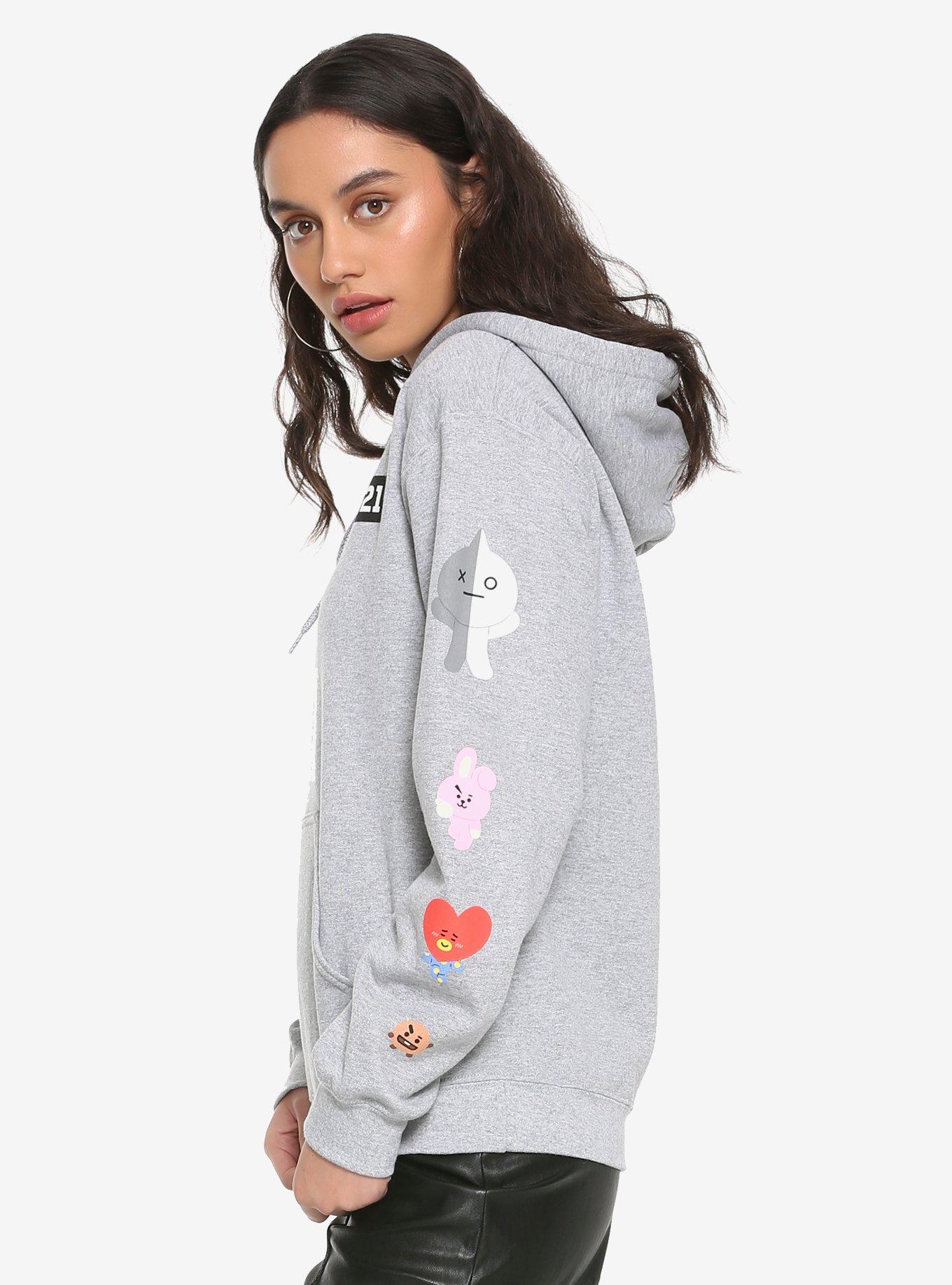 BT21 Logo Girls Hoodie, , alternate