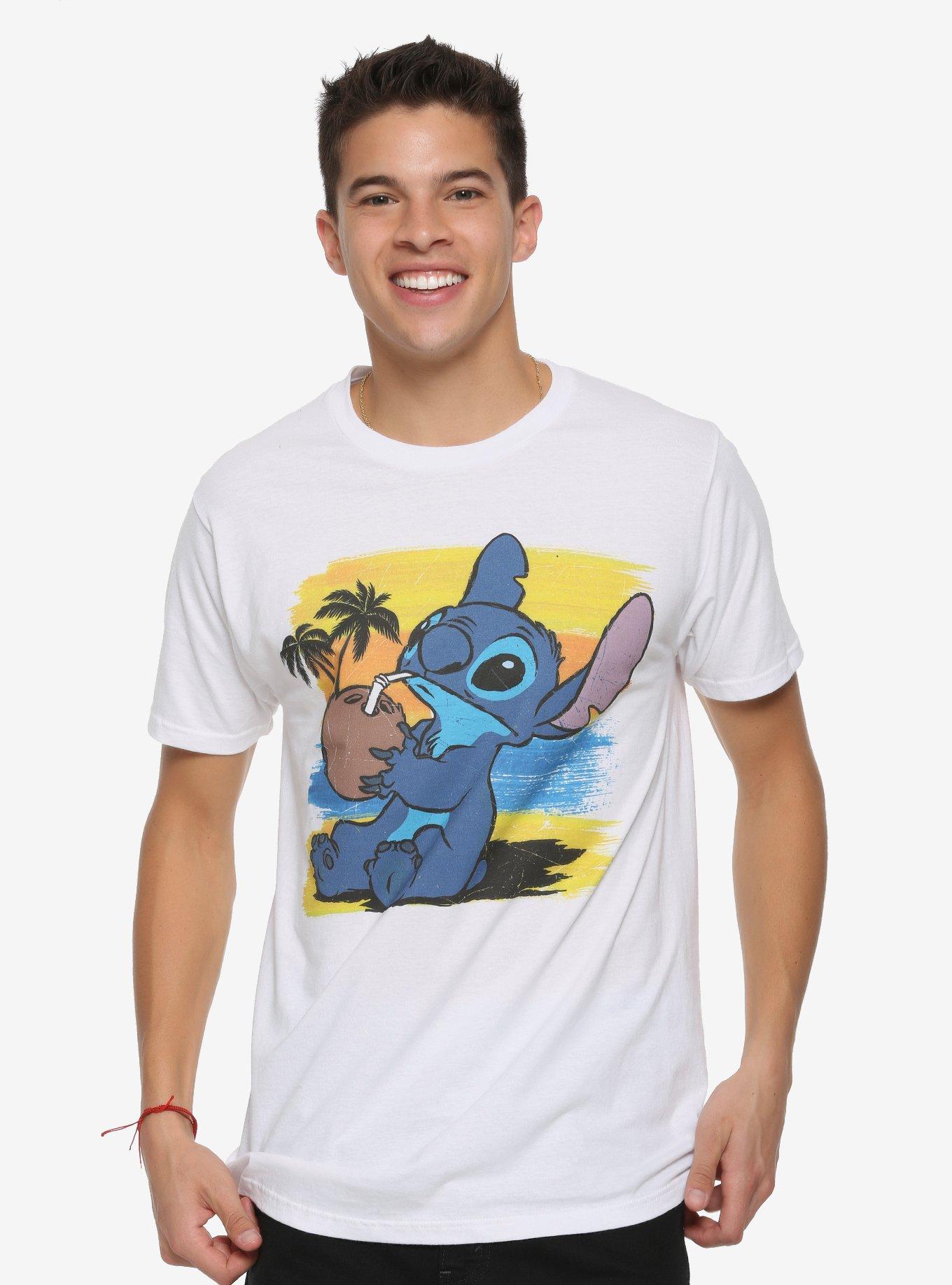 Disney Lilo & Stitch Coconut Beach T-Shirt, , alternate