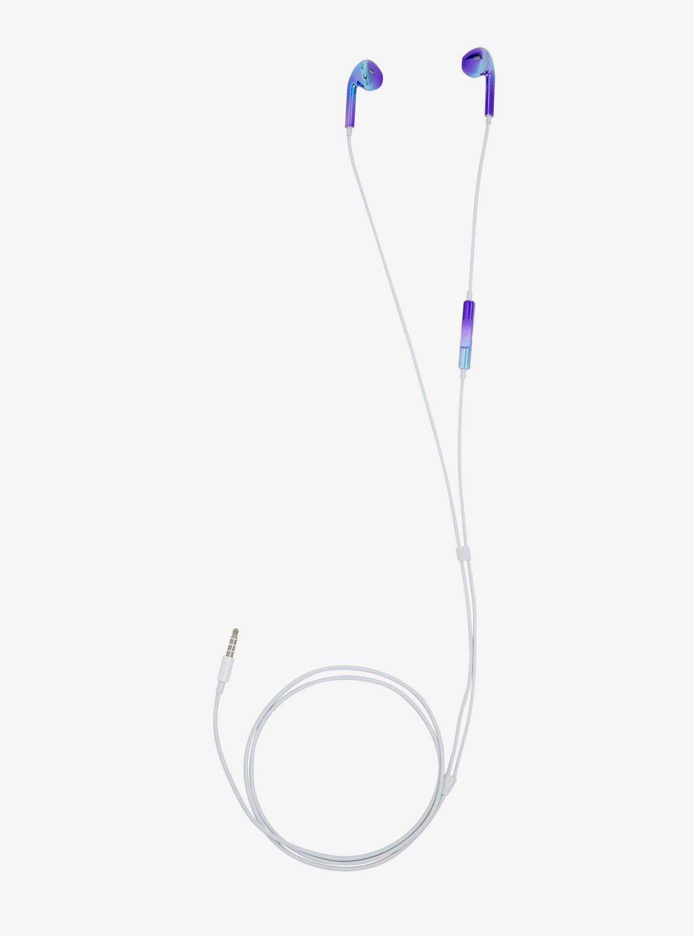 Iridescent Purple Earbuds, , alternate