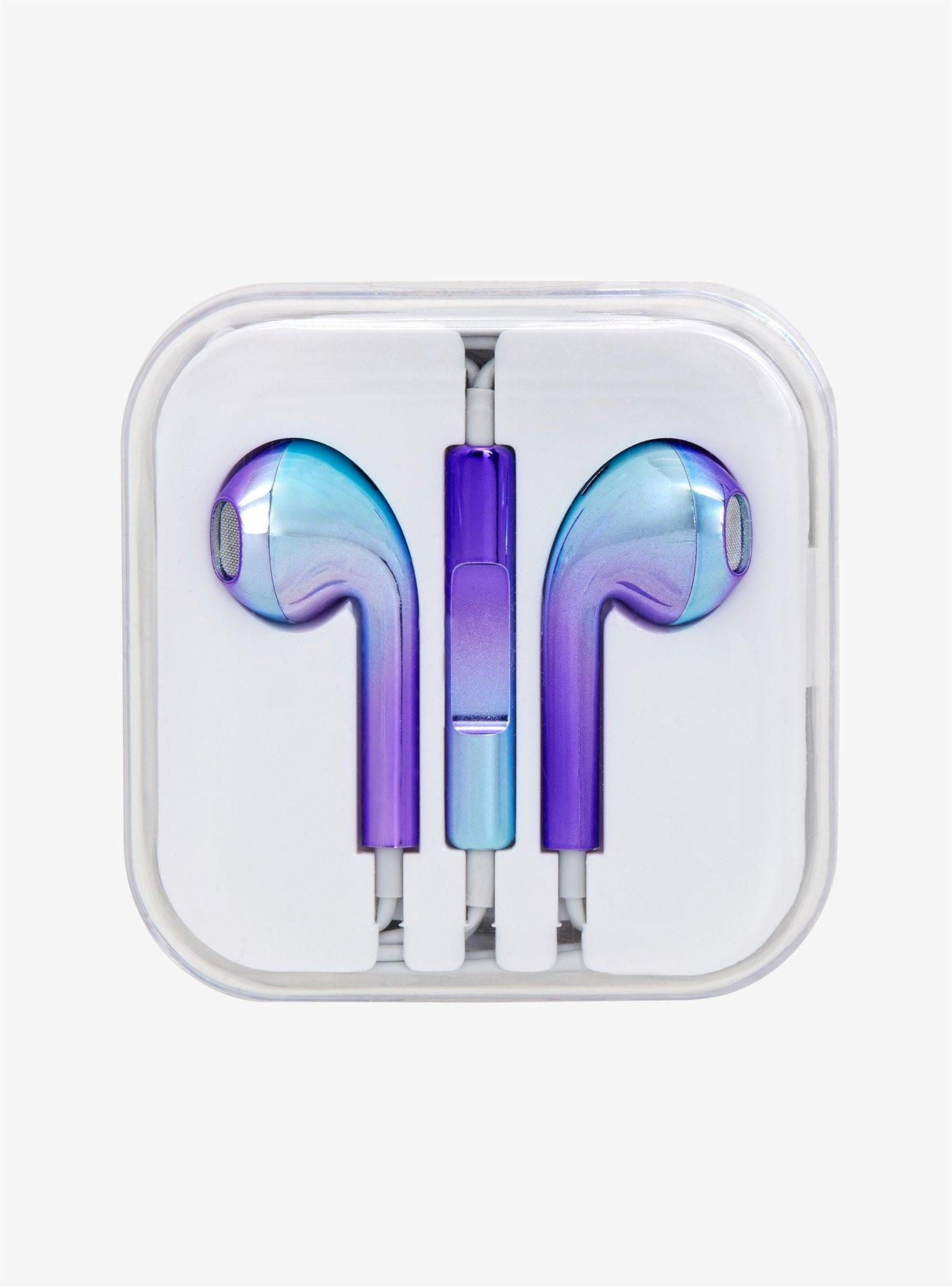 Iridescent Purple Earbuds, , alternate