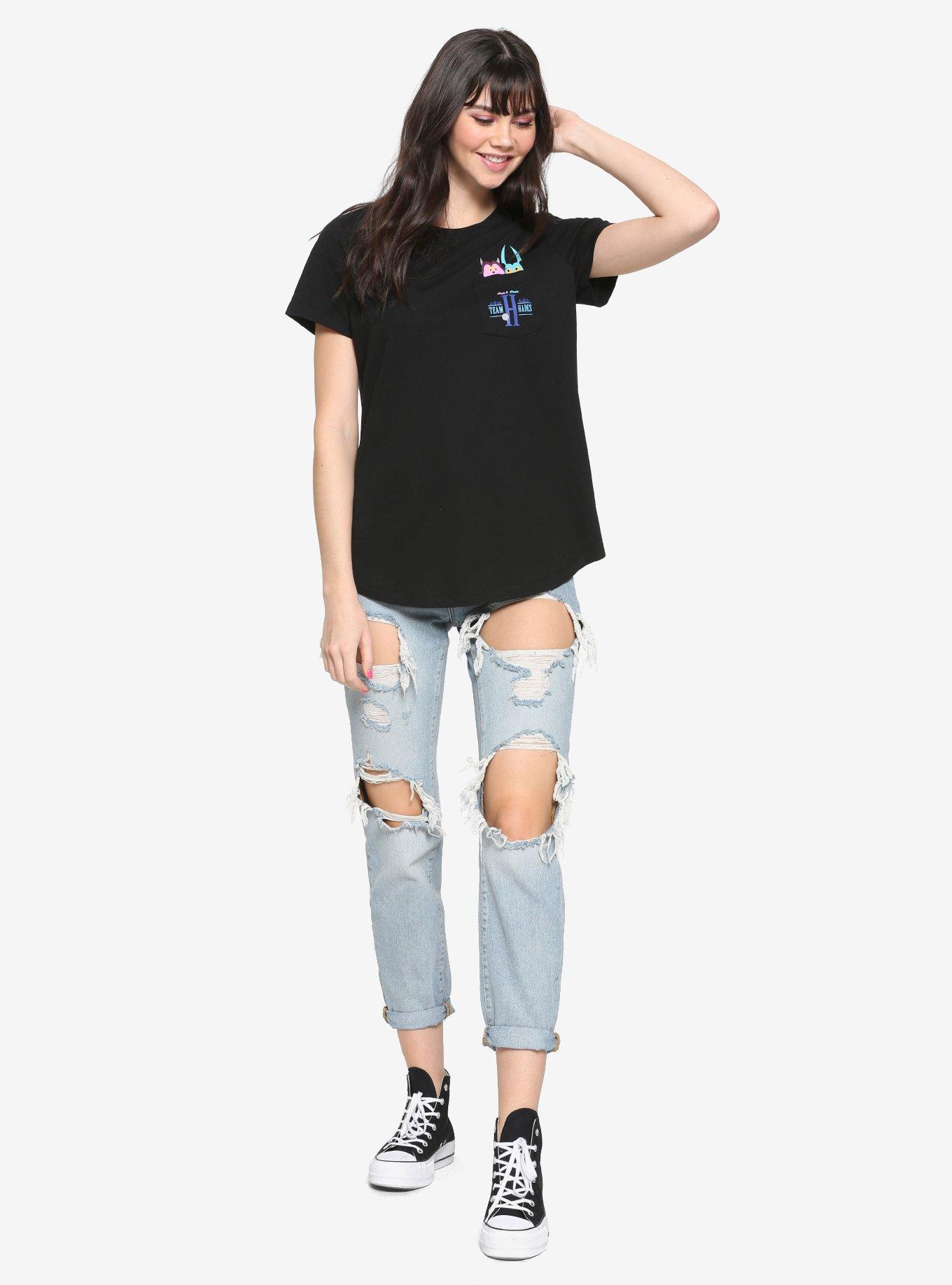 Disney Hercules Pain & Panic Pocket Girls T-Shirt, MULTI, alternate