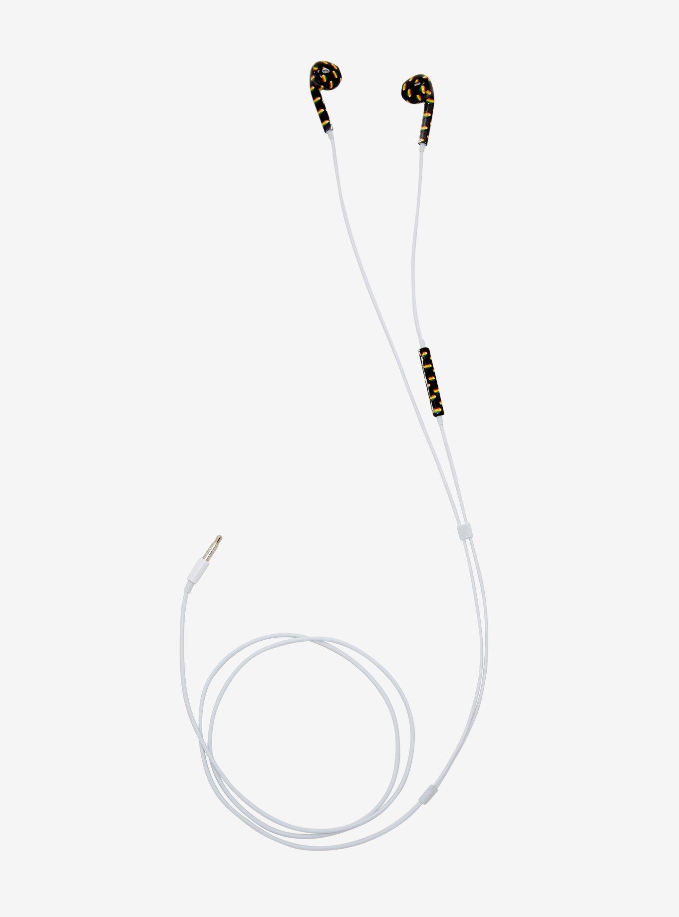Rainbow Heart Earbuds, , alternate