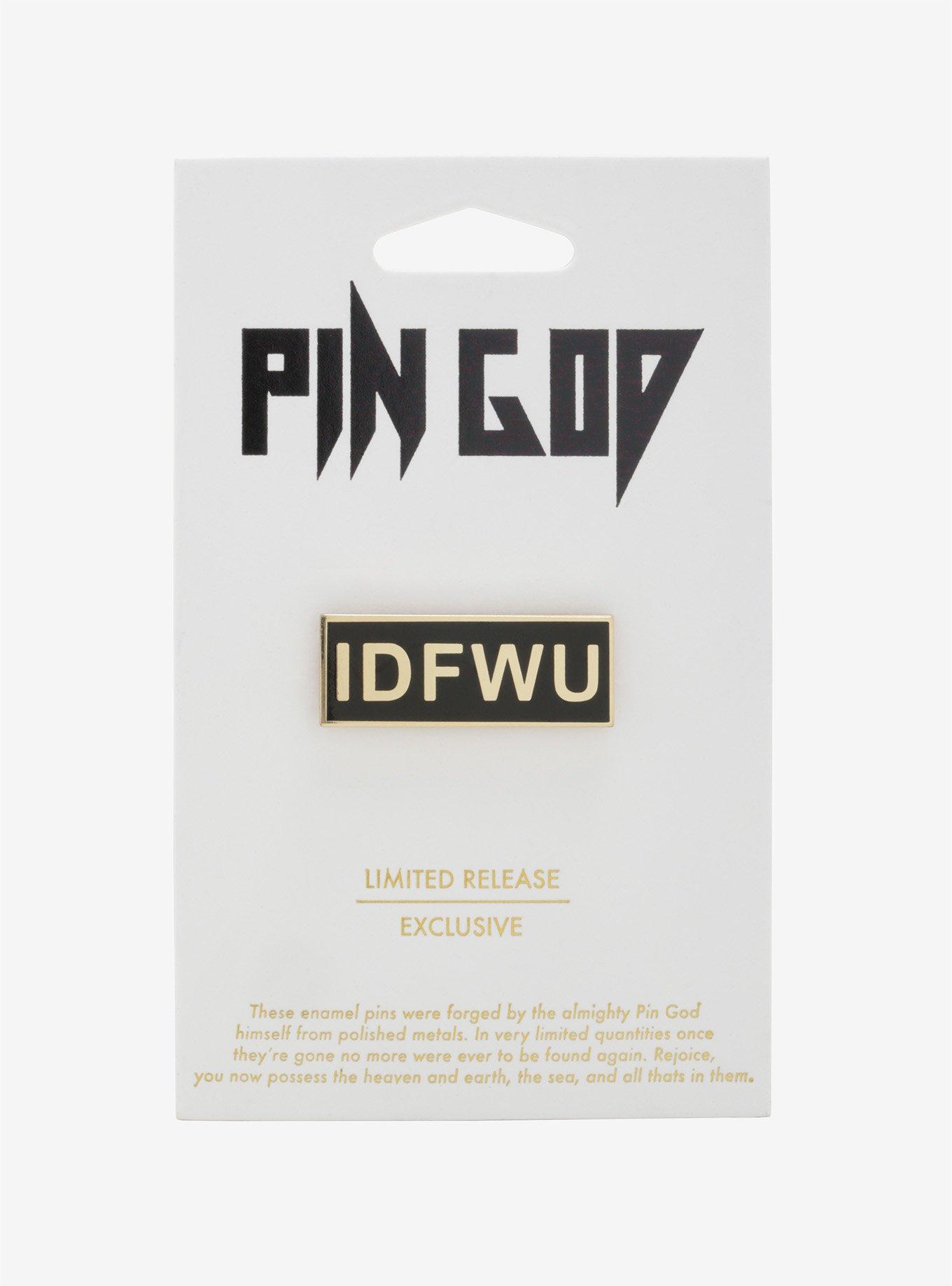 Pin God IDFWU Enamel Pin, , alternate