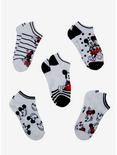 Disney Mickey Mouse & Minnie Mouse Ankle Socks 5 Pair, , alternate