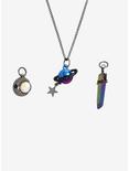 Out Of This World Galaxy Pendant Necklace Set, , alternate