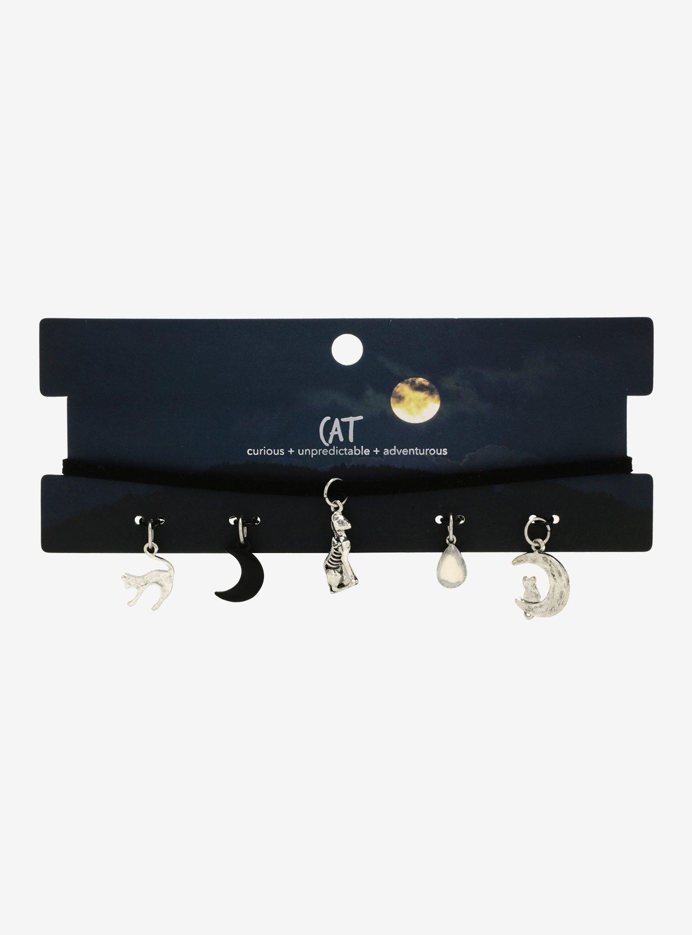 Cat Interchangeable Charm Choker, , alternate