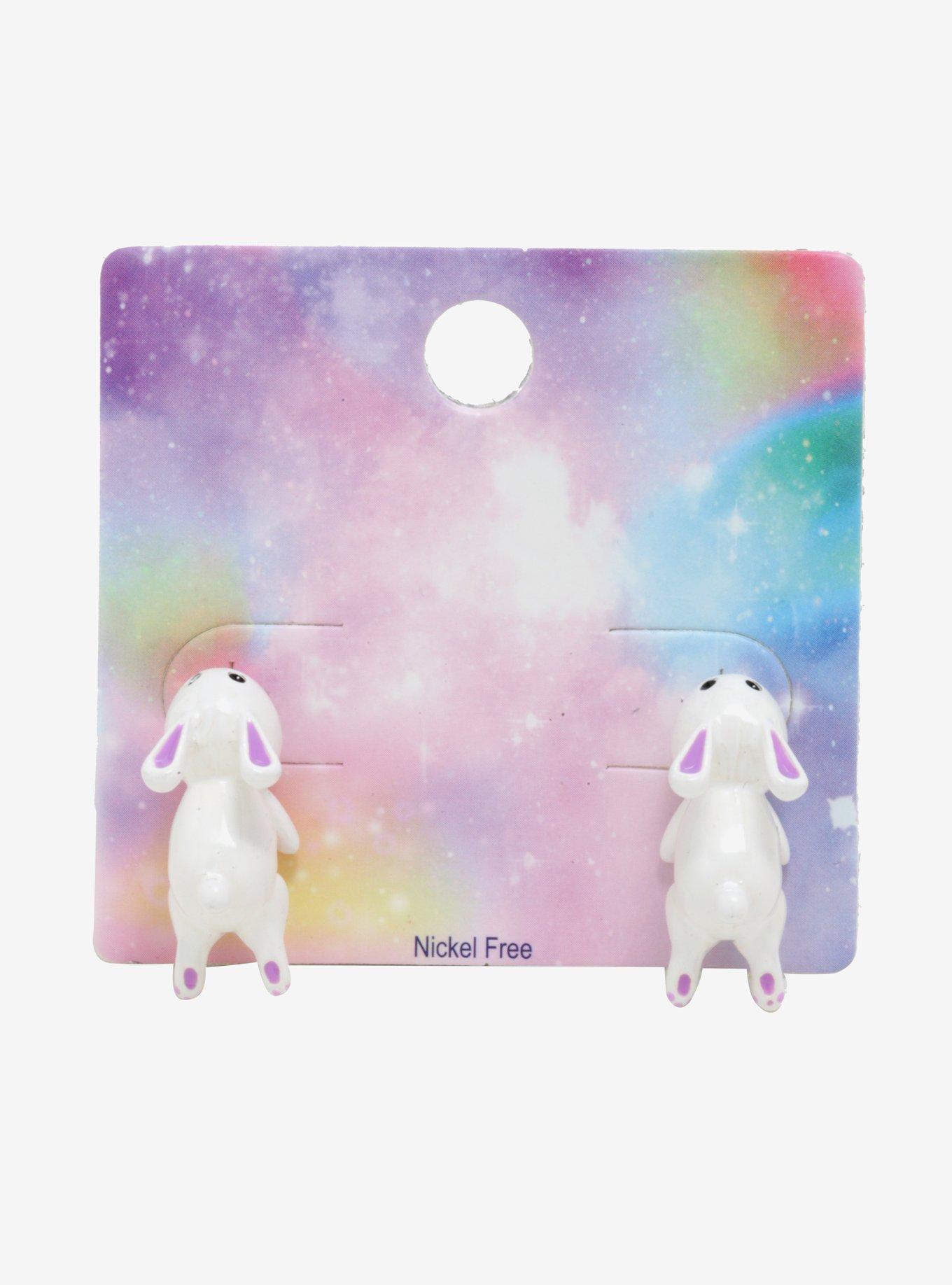 Biting Bunny Earrings, , alternate