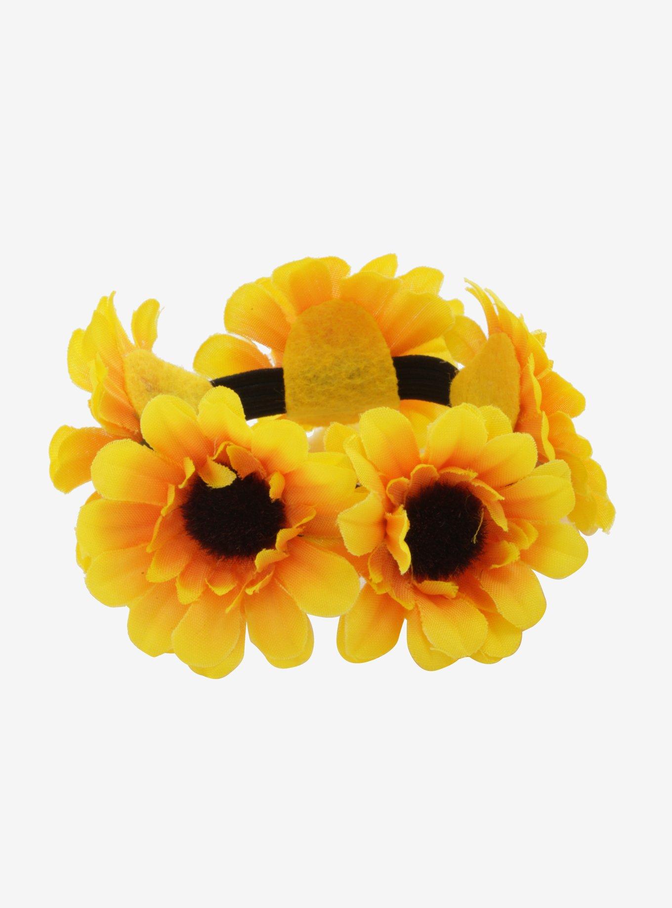 Sunflower Hair Tie, , alternate