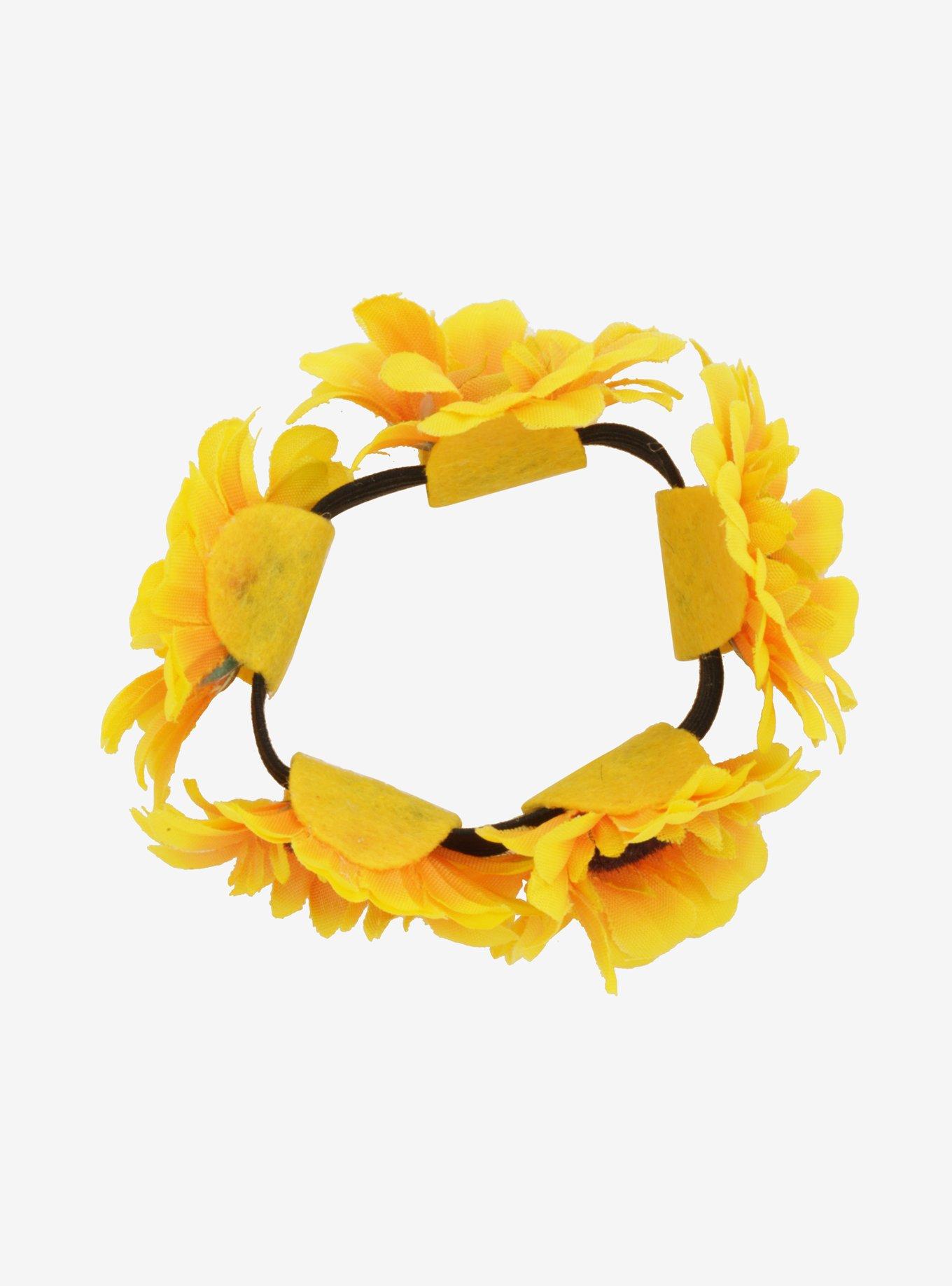 Sunflower Hair Tie, , alternate