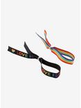 Pride Rainbow Fabric Bracelet Set, , alternate