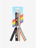 Pride Rainbow Fabric Bracelet Set, , alternate