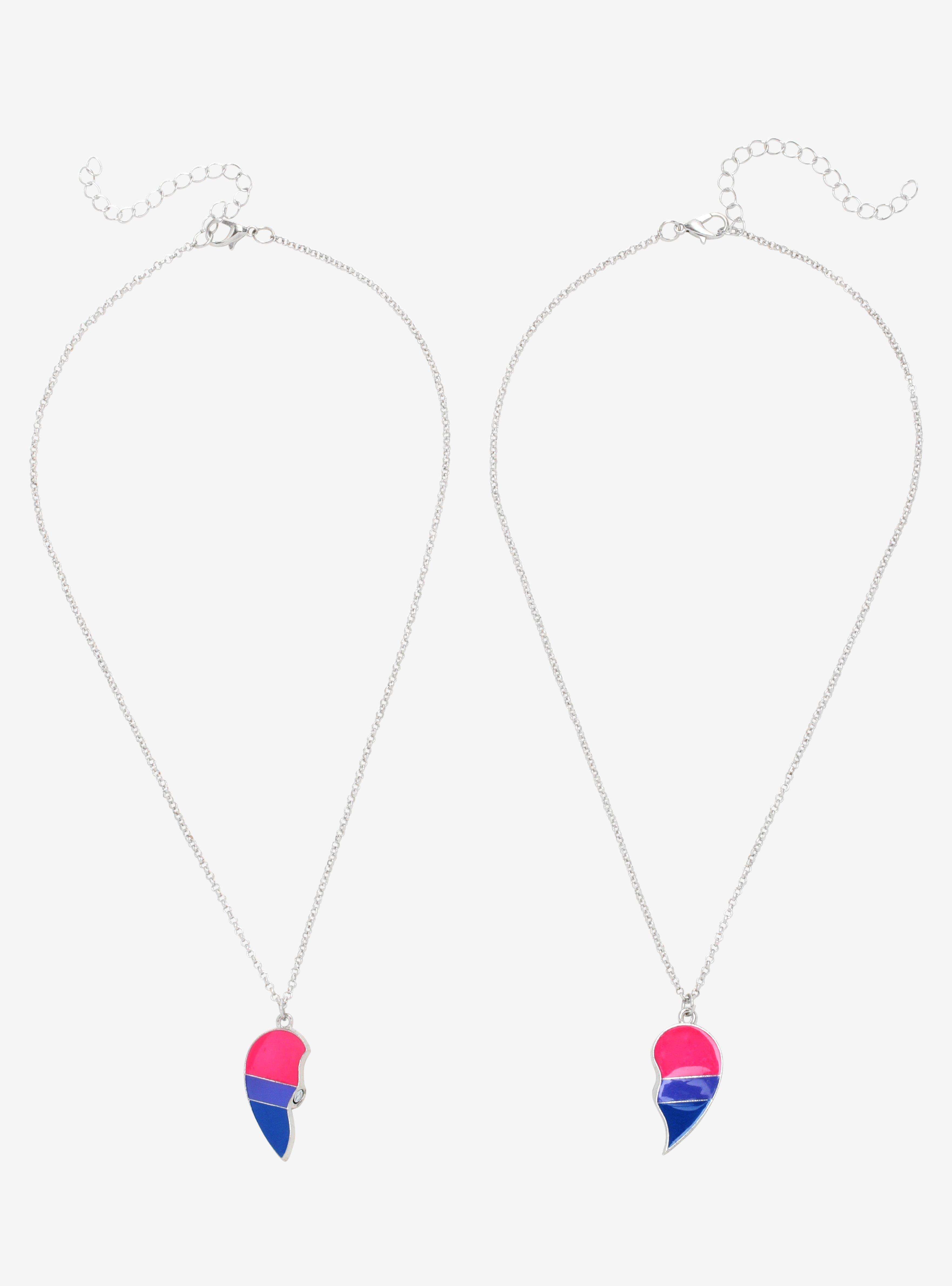 Bi The Way Best Friend Necklace Set, , alternate