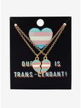 Our Love Is Trans-cendant Best Friend Necklace Set, , alternate