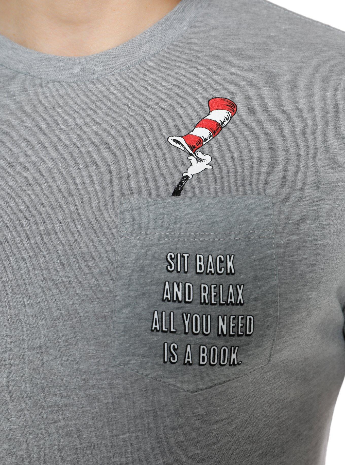 Dr. Seuss The Cat in the Hat Pocket T-Shirt, , alternate