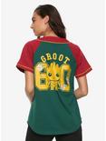 Marvel Guardians of the Galaxy Groot Womens Baseball Jersey - BoxLunch Exclusive, , alternate