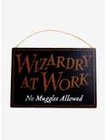 Harry Potter Wizards Welcome Door Sign, , alternate