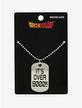 Dragon Ball Z Over 9000 Dog Tag Necklace, , alternate