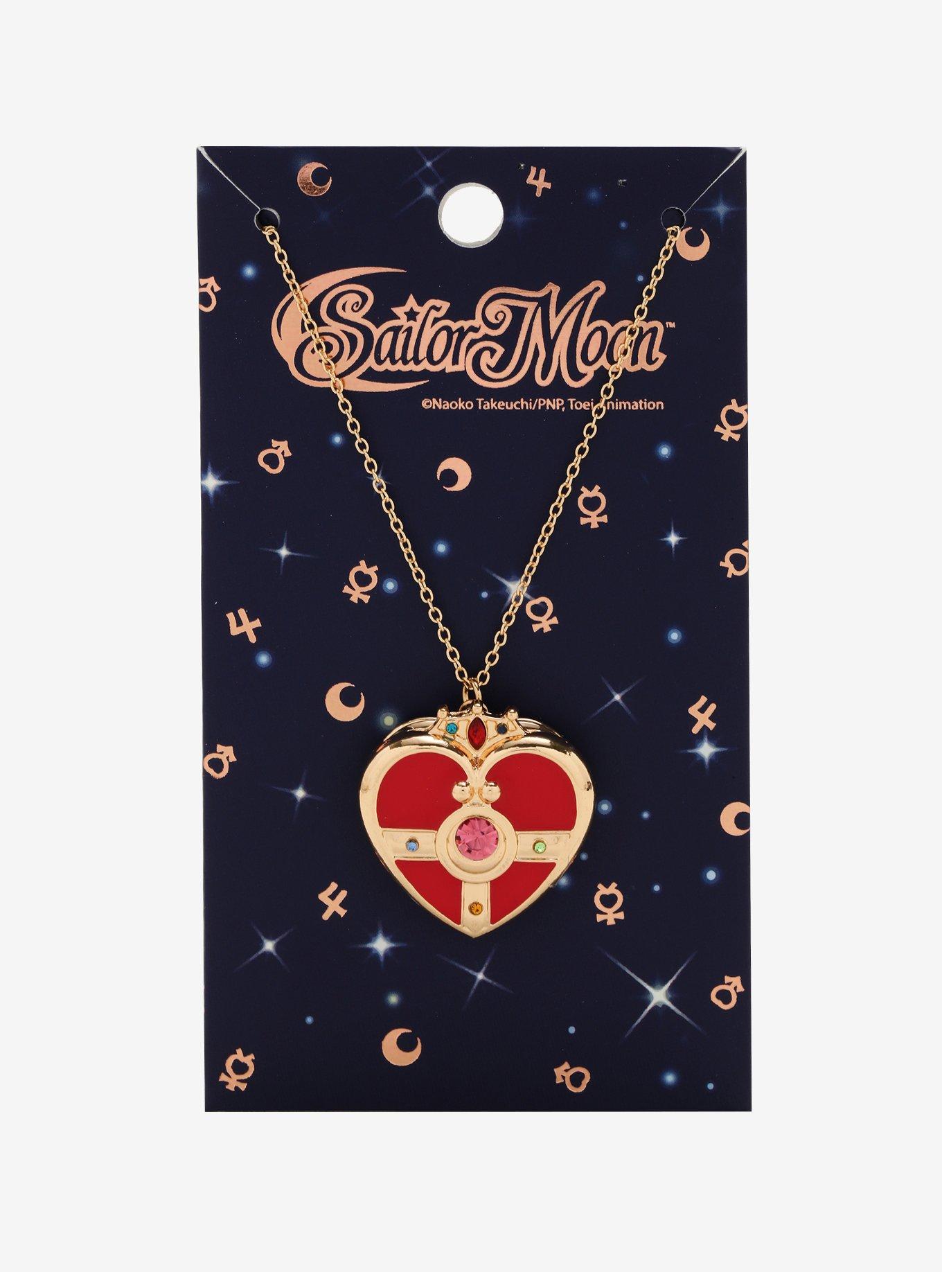 Sailor Moon Cosmic Heart Compact Locket Necklace, , alternate