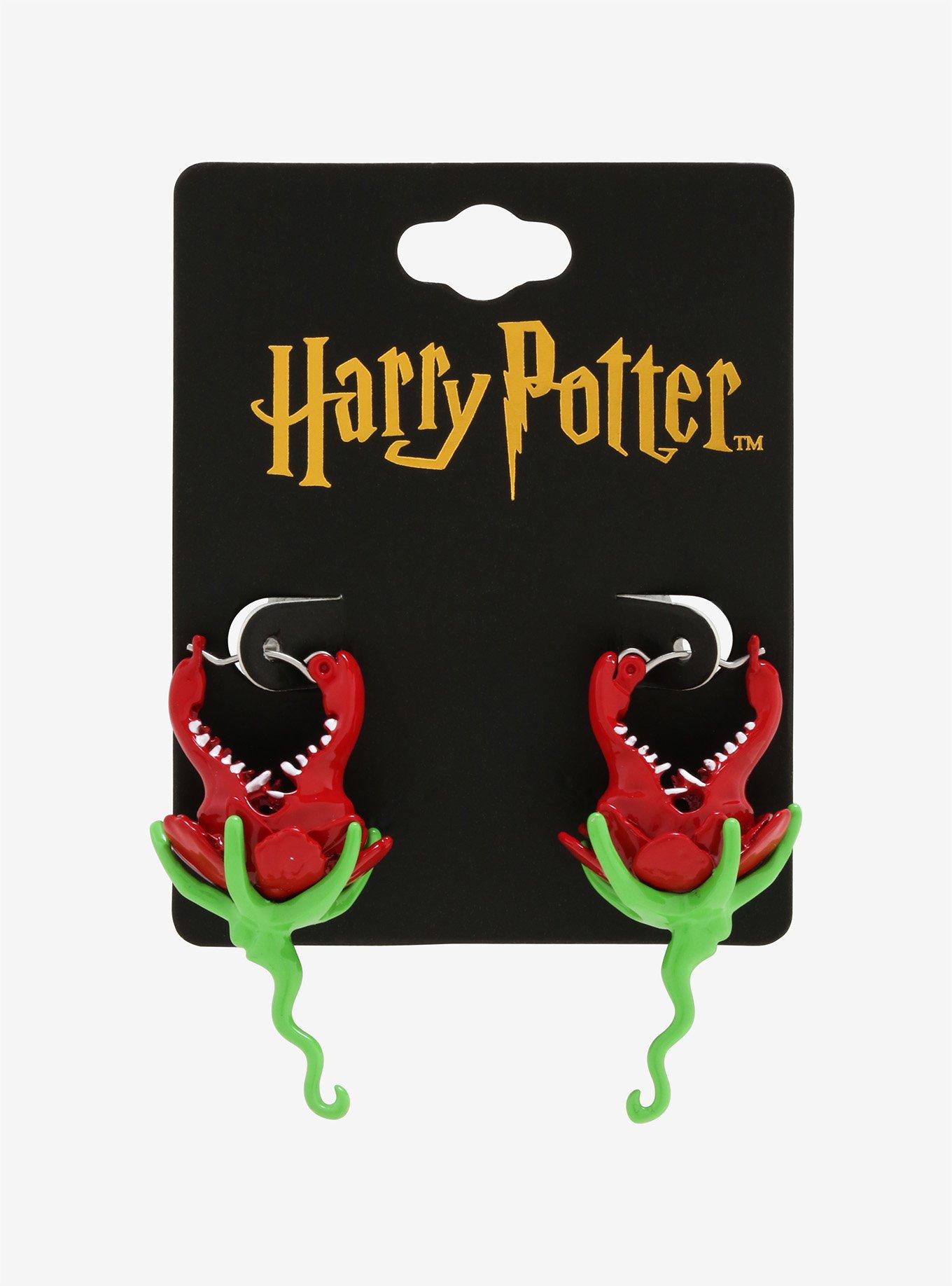 Harry Potter Fanged Geranium Earrings, , alternate