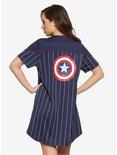 Her Universe Marvel Avengers Captain America Baseball T-Shirt Dress, , alternate