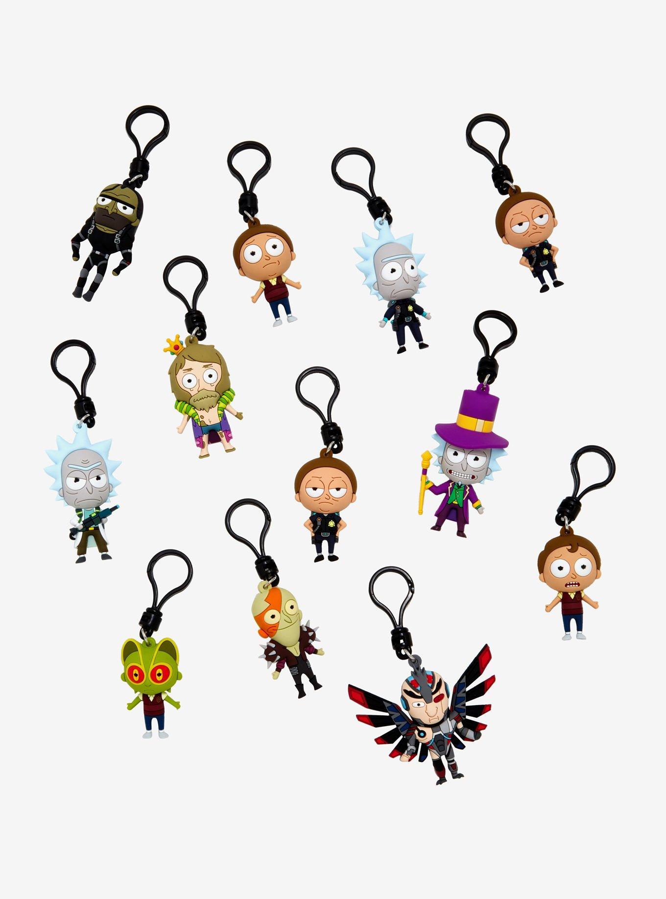 Rick And Morty Series 3 Blind Bag Figural Key Chain, , alternate