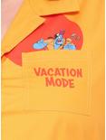 Disney Aladdin Genie Vacation Tie Front Woven Button-Up Top Plus Size, , alternate