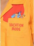 Disney Aladdin Genie Vacation Tie Front Woven Button-Up Top, , alternate