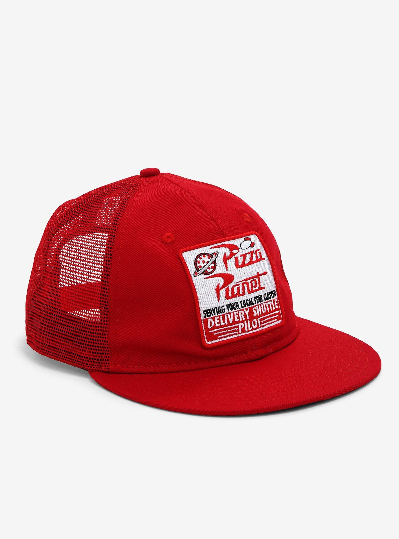 New Era Disney Pixar Toy Story Pizza Planet Delivery Shuttle Pilot Snapback Cap, , alternate
