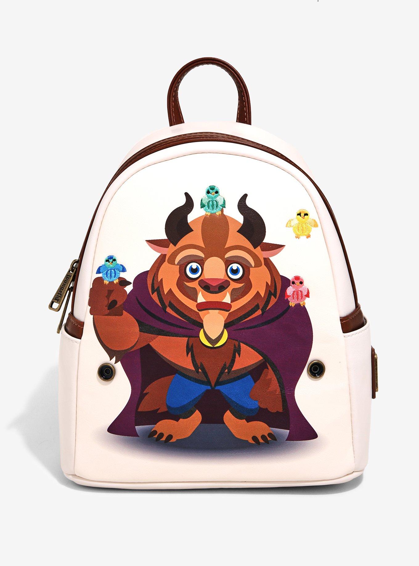 Loungefly Disney Beauty and the Beast Chibi Beast Mini Backpack - BoxLunch Exclusive, , alternate