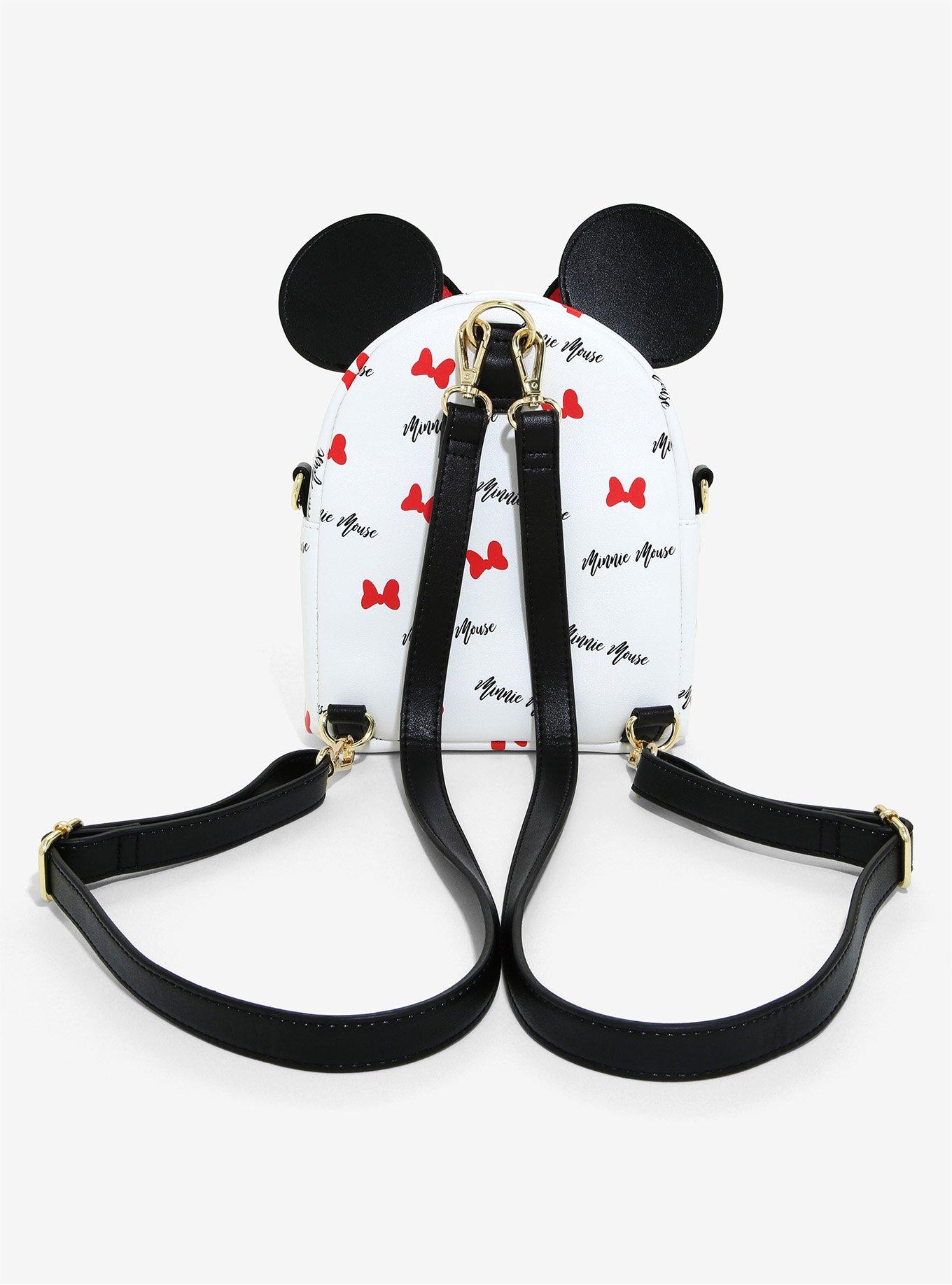 Loungefly Disney Minnie Mouse Signature Mini Backpack - BoxLunch Exclusive, , alternate